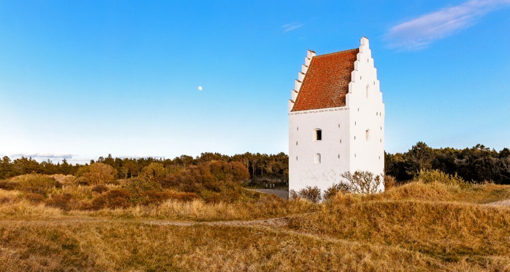 Den tilsandede kirke in Skagen