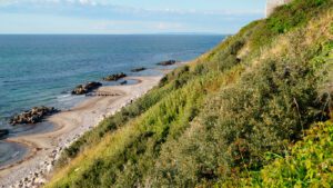 Der Strand bei Heatherhill Nordseeland