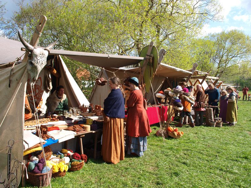 Wikingermarkt im Ribe Vikingecenter