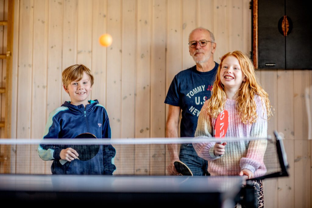 Tischtennis im Ferienhaus