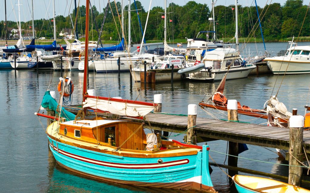 Boot im Museumshafen in Kappeln