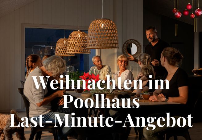 Weihnachten im Poolhaus in Dänemark
