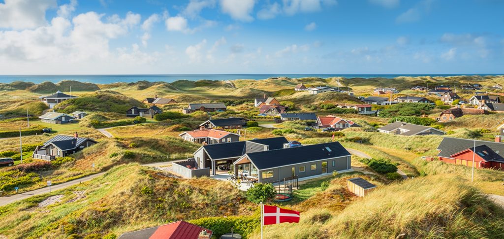 Ferienhäuser in Dänemark an der Nordseeküste mit Pool