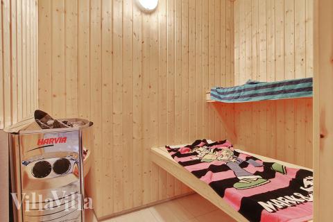 Nach einem langen Spaziergang können sich die Gäste in der Sauna gut durchwärmen lassen