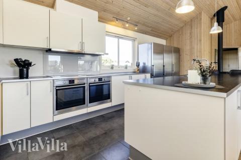 Die Küche in dem Luxusferienhaus Nr. 267 ist so gut ausgestattet, dass man problemlos Mahlzeiten für 20 Personen zubereiten kann.