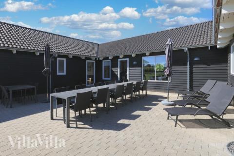 Das Luxusferienhaus Nr. 267 hat eine tolle Terrasse, die mit hochwertigen Gartenmöbeln für 20 Personen ausgestattet ist.