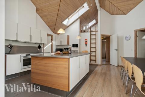 Die Küche im Luxusferienhaus Nr. 192 ist gut eingerichtet.