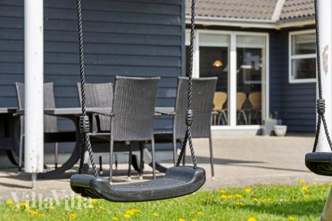 Auf der Terrasse des Ferienhauses Nr. 192 ist Platz für 22 Personen.