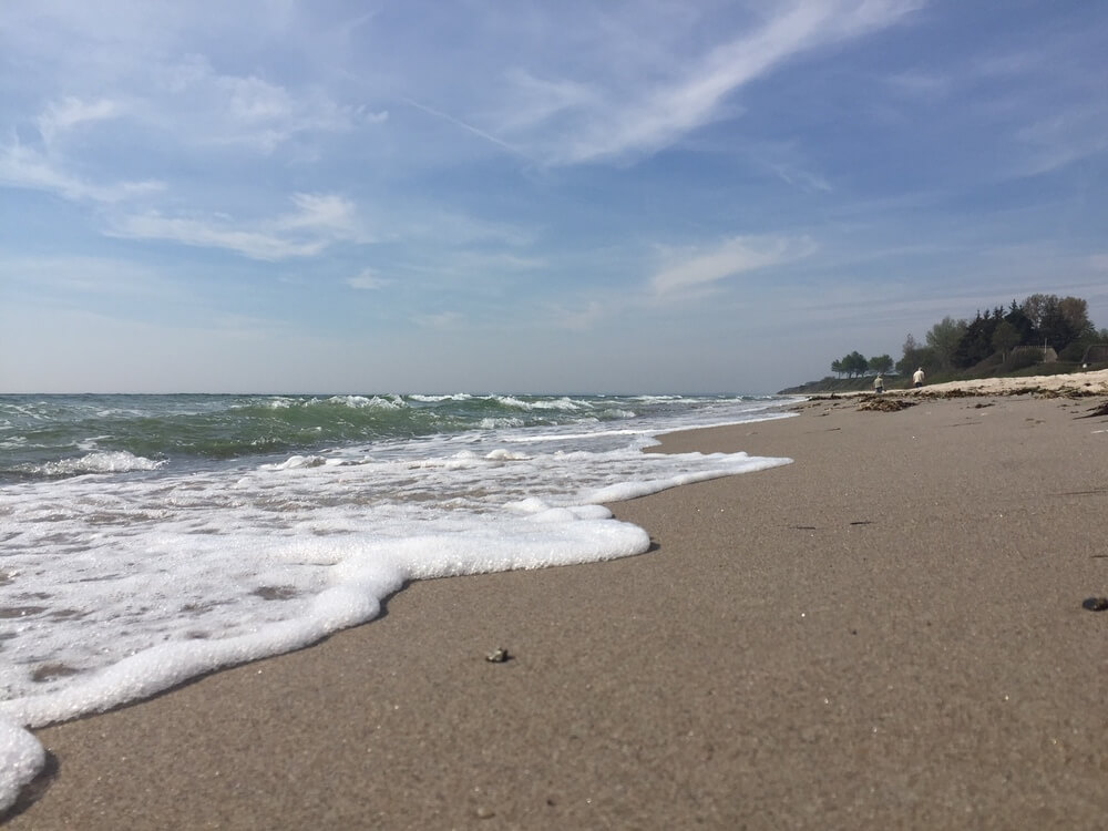Der Strand in der Nähe von Luxusferienhaus Nr. 265.
