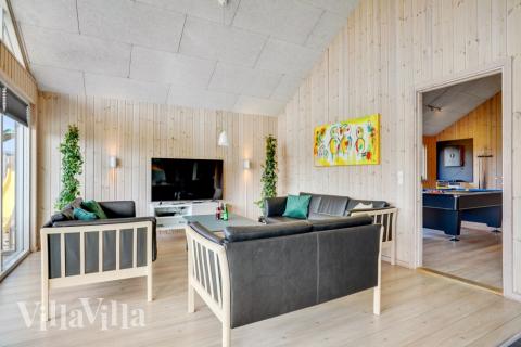 Das Wohnzimmer im Luxusferienhaus Nr. 260.