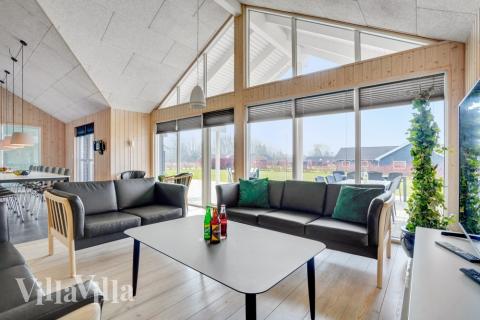 In der Sofalandschaft des Ferienhauses Nr. 260 kann man es richtig gemütlich machen.