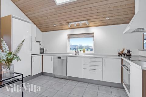 Die Küche im Luxusferienhaus Nr. 262 ist gut eingerichtet.