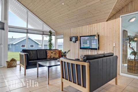 In der Sofalandschaft des Ferienhauses Nr. 262 kann man es richtig gemütlich machen.