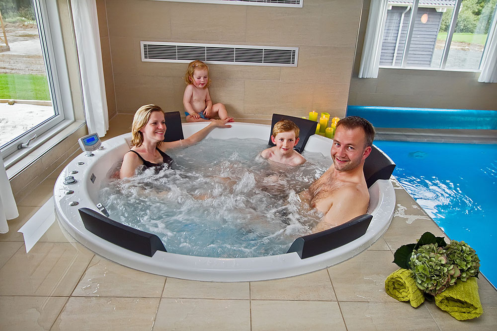 Hier können alle Besucher dank Whirlpool und Sauna die ultimative Entspannung genießen