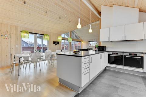 Die Küche im Luxusferienhaus Nr. 280 ist gut eingerichtet.