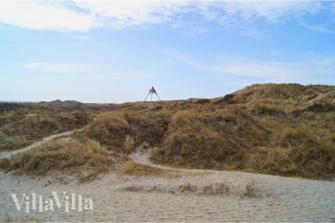 Der herrliche Strand in der Nähe von Luxusferienhaus Nr. 145 bei Westjütland.