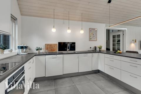 Die Küche im Luxusferienhaus Nr. 189 ist gut eingerichtet.