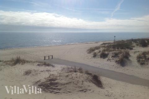 Der herrliche Strand in der Nähe von Luxusferienhaus Nr. 232 bei Lolland/Falster/Mön.