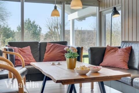 Die Couchecke im Luxusferienhaus Nr. 232 in Lolland/Falster/Mön.