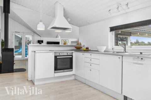 Die Küche im Luxusferienhaus Nr. 212 ist gut eingerichtet.