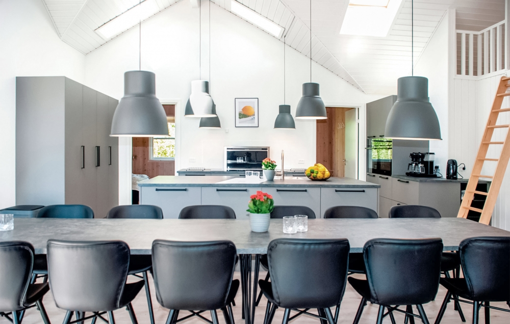 Das Luxusferienhaus Nr. 201 hat einen wunderschönen Aufenthaltsraum.