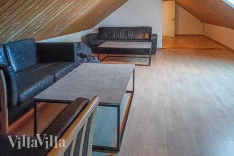 Einige der 18 Schlafgelegenheiten befinden sich im Luxusferienhaus Nr. 84 auf dem ausgebauten Dachboden