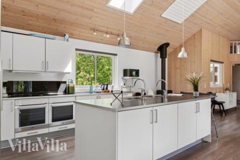 Die Küche im Luxusferienhaus Nr. 261 ist gut eingerichtet.