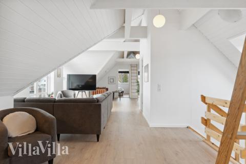 In der Sofalandschaft des Ferienhauses Nr. 148 kann man es richtig gemütlich machen.