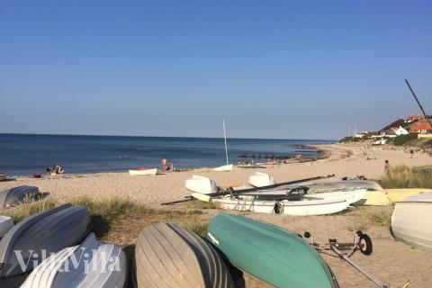 Der herrliche Strand in der Nähe von Luxusferienhaus Nr. 277 bei Nordseeland.