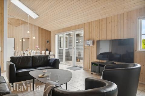 Die Couchecke im Luxusferienhaus Nr. 208 in Lolland/Falster/Mön.