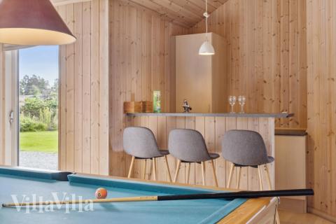 Das Ferienhaus 208 ist mit eigener Bar ausgestattet