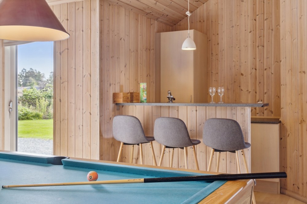 Das Ferienhaus 208 ist mit eigener Bar ausgestattet