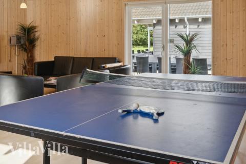 Aktivitätsraum im Luxusferienhaus Nr. 208 mit 9 Schlafzimmern und Platz für 24 Gäste.