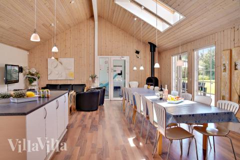 Die Küche im Luxusferienhaus Nr. 253 ist gut eingerichtet.