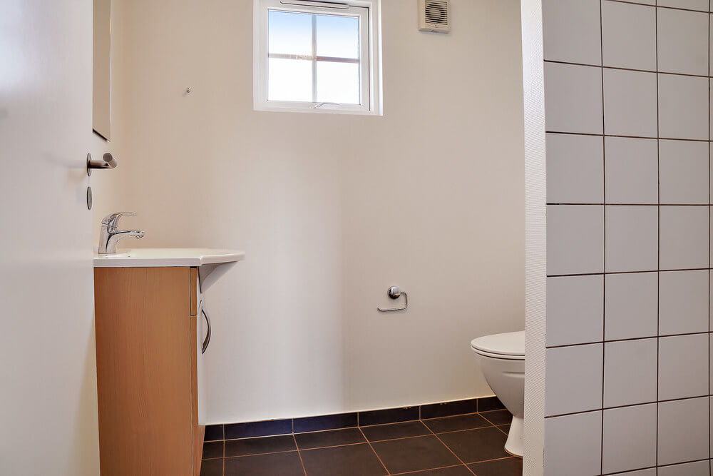 Eines der Badezimmer im Luxusferienhaus Nr. 253