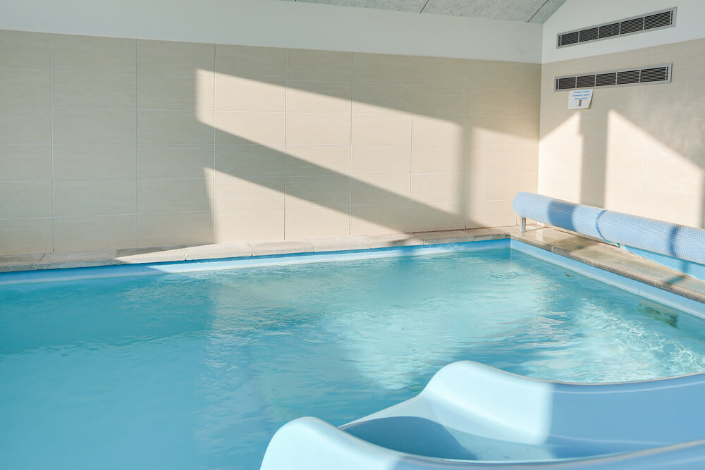 Der schicke Pool im Luxusferienhaus Nr. 272 für 18 Personen