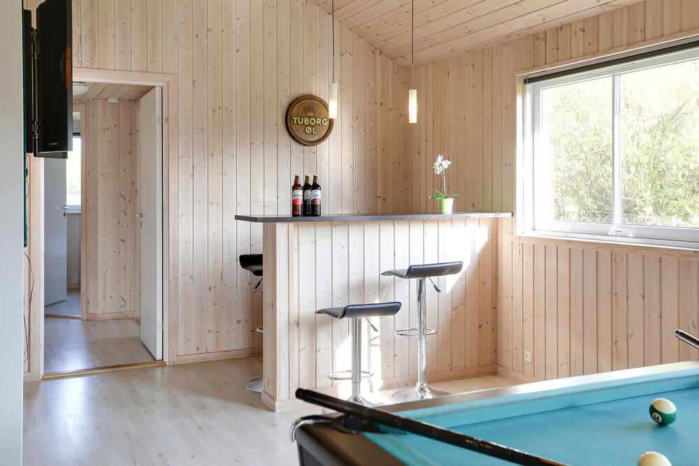 Das Ferienhaus 272 ist mit eigener Bar ausgestattet