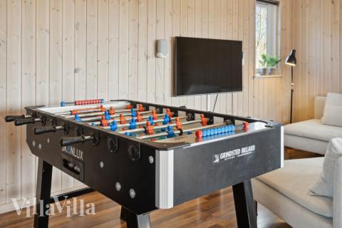 Aktivitätsraum im Luxusferienhaus Nr. 282 mit 7 Schlafzimmern und Platz für 19 Gäste.