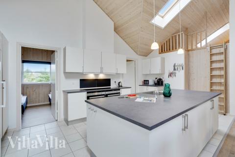 Die Küche im Luxusferienhaus Nr. 206 ist gut eingerichtet.