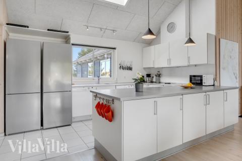 Die Küche im Luxusferienhaus Nr. 273 ist gut eingerichtet.