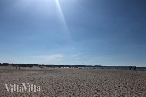 Der Strand in der Nähe von Luxusferienhaus Nr. 309.