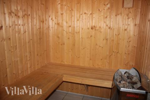 Nach einem langen Spaziergang können sich die Gäste in der Sauna gut durchwärmen lassen