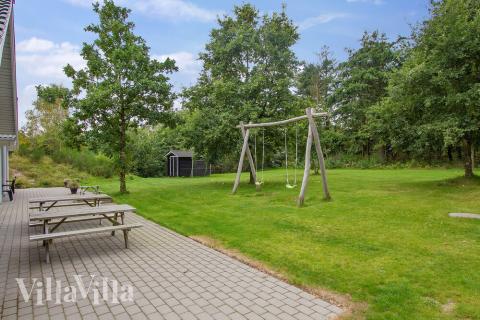 Dieses schöne Poolhaus Nr. 313 mit Platz für 18 Personen liegt in Westjütland