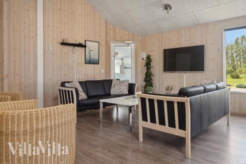 Die Couchecke im Luxusferienhaus Nr. 314 in Lolland/Falster/Mön.