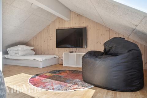 Einige der 20 Schlafgelegenheiten befinden sich im Luxusferienhaus Nr. 314 auf dem ausgebauten Dachboden