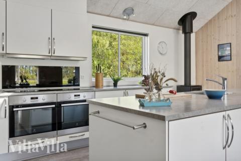 Die Küche im Luxusferienhaus Nr. 314 ist gut eingerichtet.