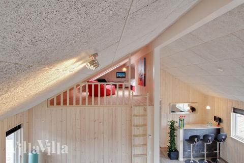 Einige der 18 Schlafgelegenheiten befinden sich im Luxusferienhaus Nr. 322 auf dem ausgebauten Dachboden