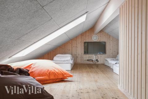 Einige der 18 Schlafgelegenheiten befinden sich im Luxusferienhaus Nr. 324 auf dem ausgebauten Dachboden