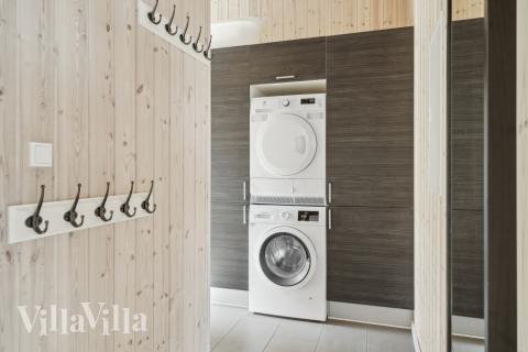 Der geräumige Eingangsbereich im Luxusferienhaus Nr. 324 in Fünen und seine Inseln