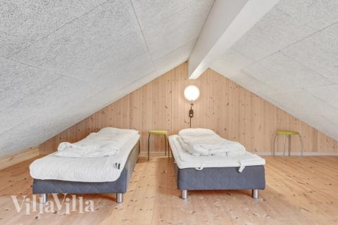 Einige der 18 Schlafgelegenheiten befinden sich im Luxusferienhaus Nr. 328 auf dem ausgebauten Dachboden